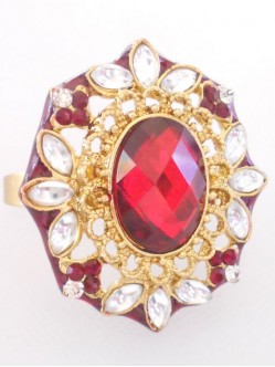 Kundan Finger Ring